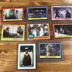 1983 STAR WARS RETURN OF THE JEDI STICKERS #52 DARTH VADER +8 Cards